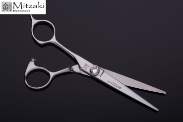 Linkshandschere MITZAKI-Niiyami diamond,in 5.5 ZOLL oder 6.0 ZOLL, HOHLSCHLIFF, für alle Coiffeure die das beste wollen, fester Fingerhaken, Premium - HOHLSCHLIFF